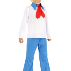 Scooby Doo Fred Kostüm Für Kinder