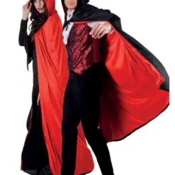 Graf Drakula Wendeumhang Mit Kapuze Für Erwachsene -Funidelia-Laden graf drakula wendeumhang mit kapuze fur erwachsene 4