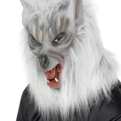 Werwolf Maske Grau