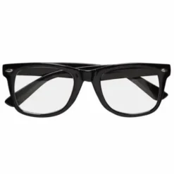 Hipster Brille Schwarz