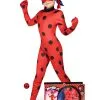 Ladybug Kostüm Mit Perücke Und Jojo Für Mädchen