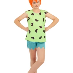 Pebbles Kostüm Für Mädchen - Familie Feuerstein