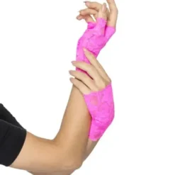 Rosafarbene Fingerlose Handschuhe Für Erwachsene