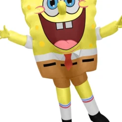 SpongeBob Schwammkopf Kostüm Aufblasbar Für Erwachsene