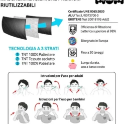 Super Zings Mund-Nasen-Maske Blau-rot Für Kinder (2 Stück) -Funidelia-Laden super zings mund nasen maske blau rot fur kinder 2 stuck 6