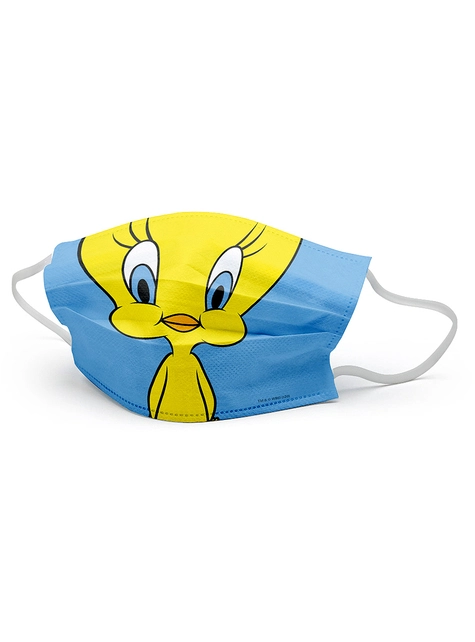 Tweety Mund-Nasen-Maske Für Kinder - Looney Tunes 1 Tweety Mund-Nasen-Maske Für Kinder - Looney Tunes