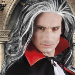 Vampir Perücke Für Herren -Funidelia-Laden vampir perucke fur herren 3