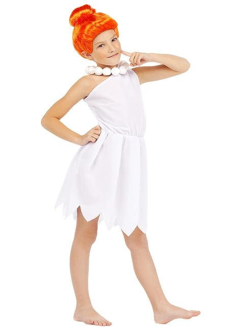 Wilma Feuerstein Kostüm Für Mädchen - Familie Feuerstein 1 Wilma Feuerstein Kostüm Für Mädchen - Familie Feuerstein